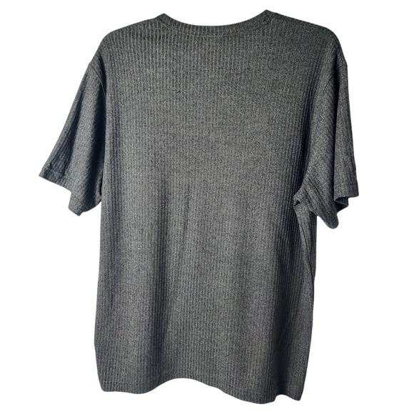 J. Ferrar gray short sleeve pullover shirt XL - Picture 2 of 6
